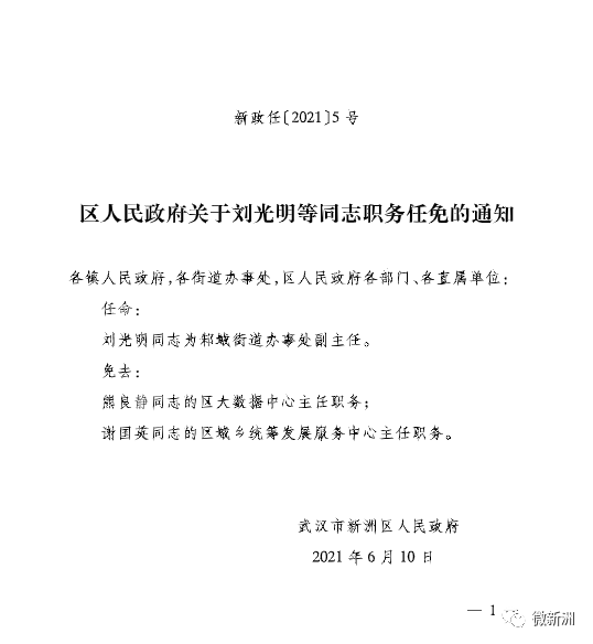 鱼凫路社区人事调整宣布，开启发展新篇章